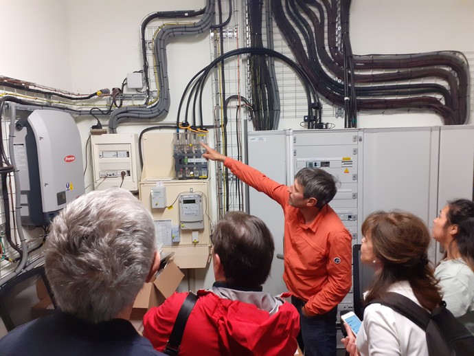Visite des locaux techniques