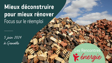 [Les rencontres Énergie de l'ALEC] 5 juin : le réemploi dans le bâtiment, synthèse !
